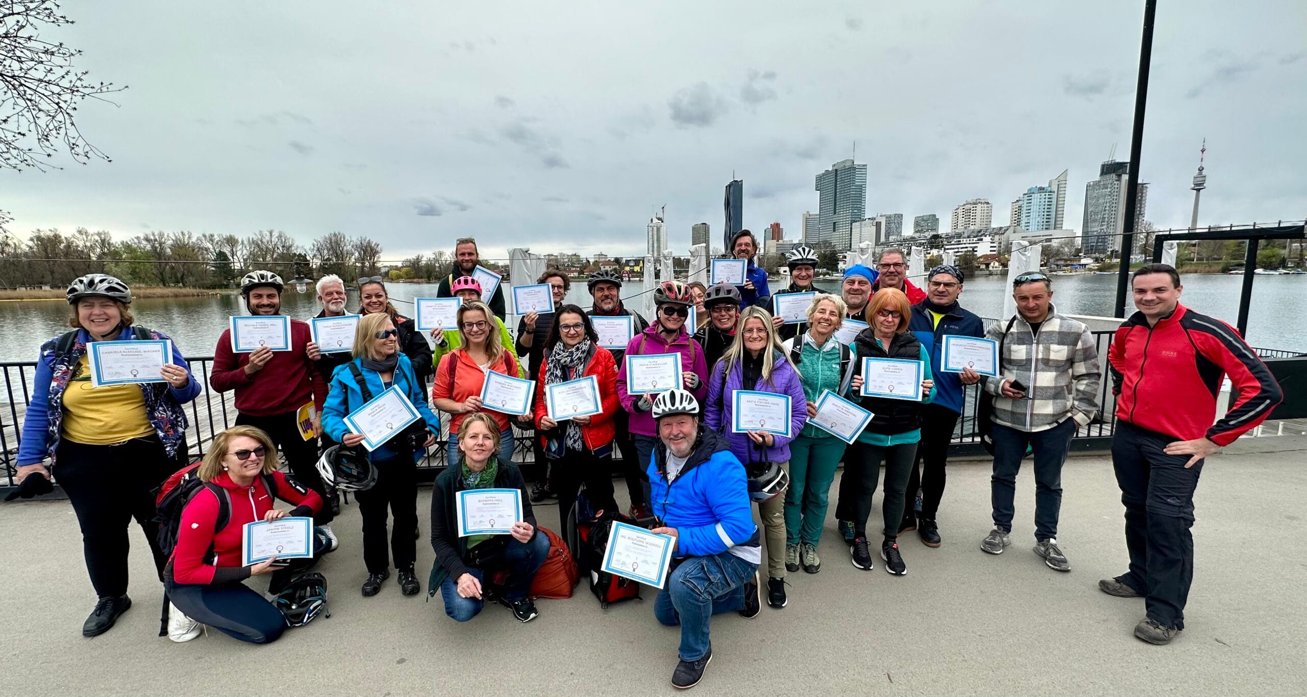 Gruppenfoto-Radreisekurs